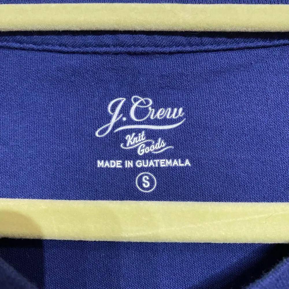 J. Crew Blue Graphic Tee Sz S